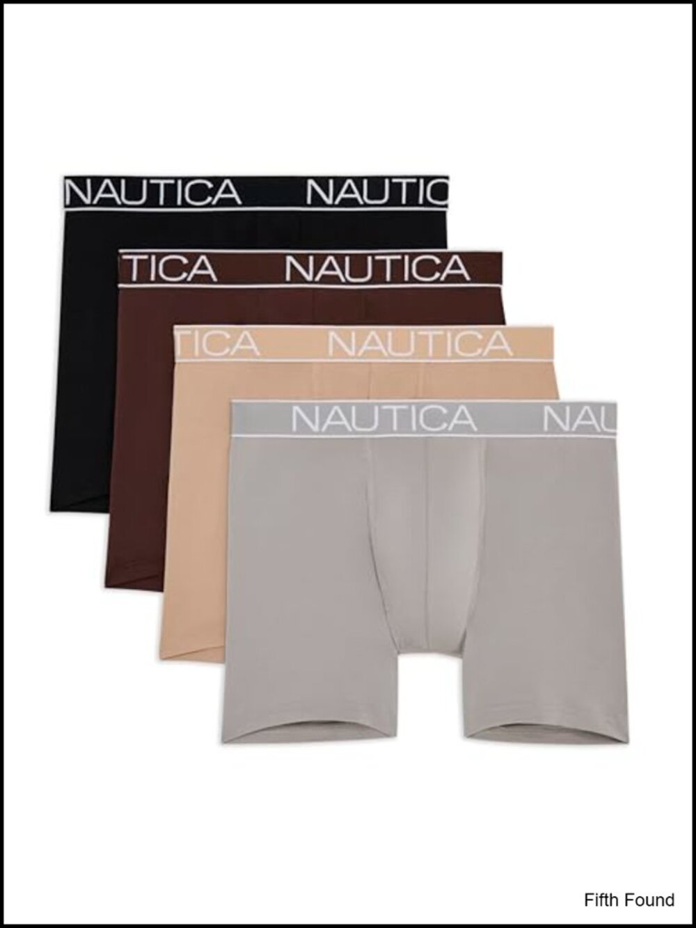 4-Pack Brushed Micro Stretch Boxer Briefs, Mid Rise, 5" Inseam